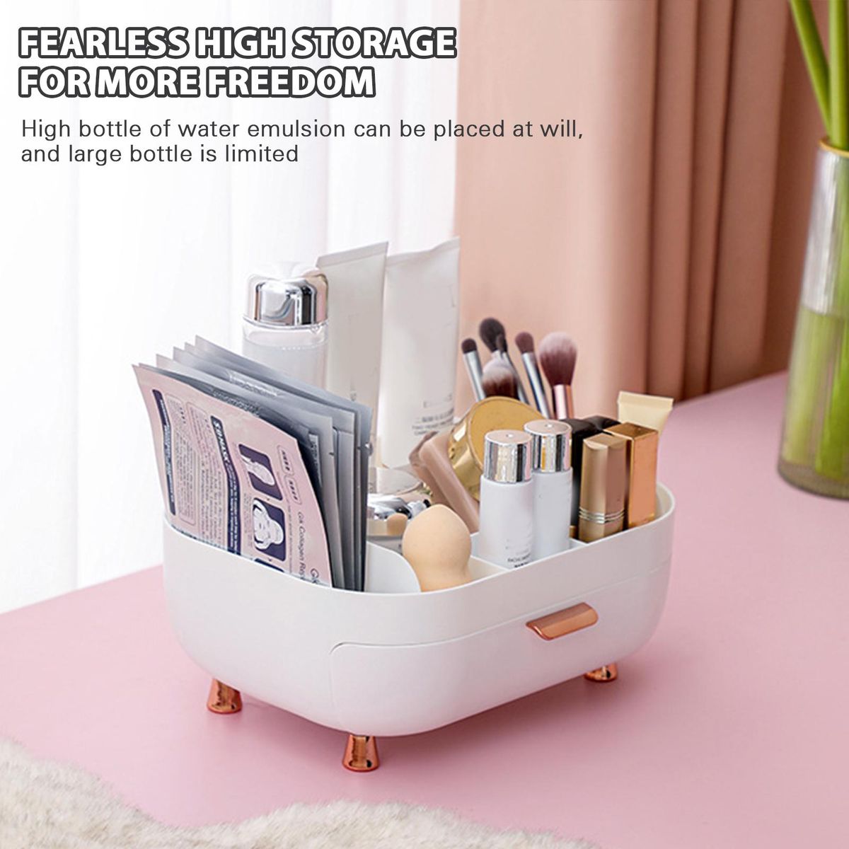 Practical Cosmetic Organiser with Multi Compartments
