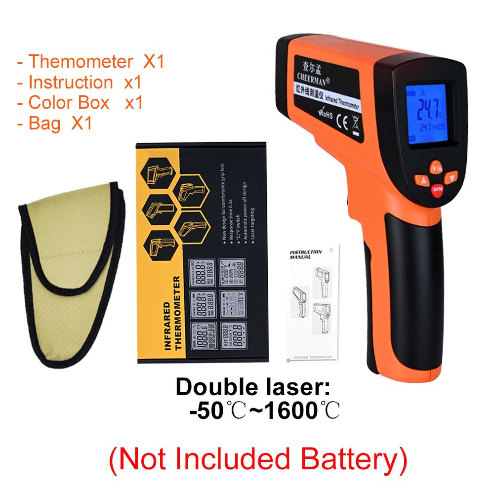 Non-Contact Pyrometer Infrared Thermometer Thermal Imager