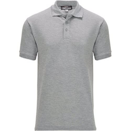 Set Of 3 Short Sleeves Polo Shirts  - Grey - Blue And Black