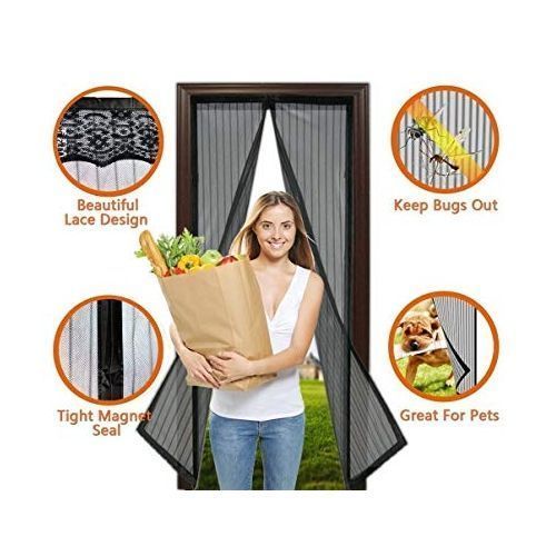 Magic Mesh Hands - Free Screen Door With Magnets