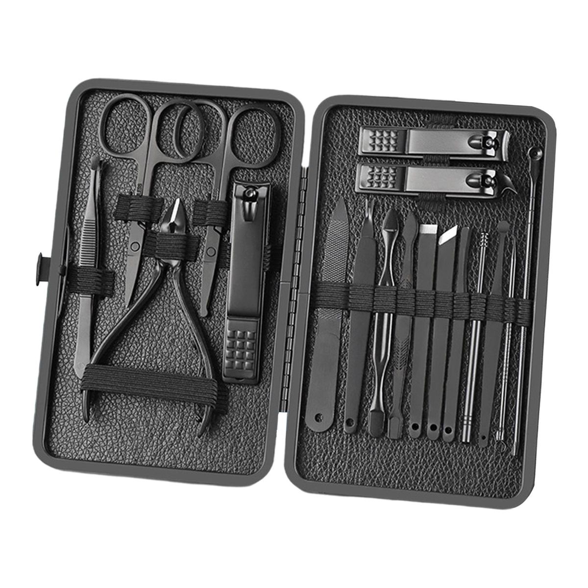 Manicure Cutters Nail Clipper Set Household Pedicure Kit Ear 18PCS