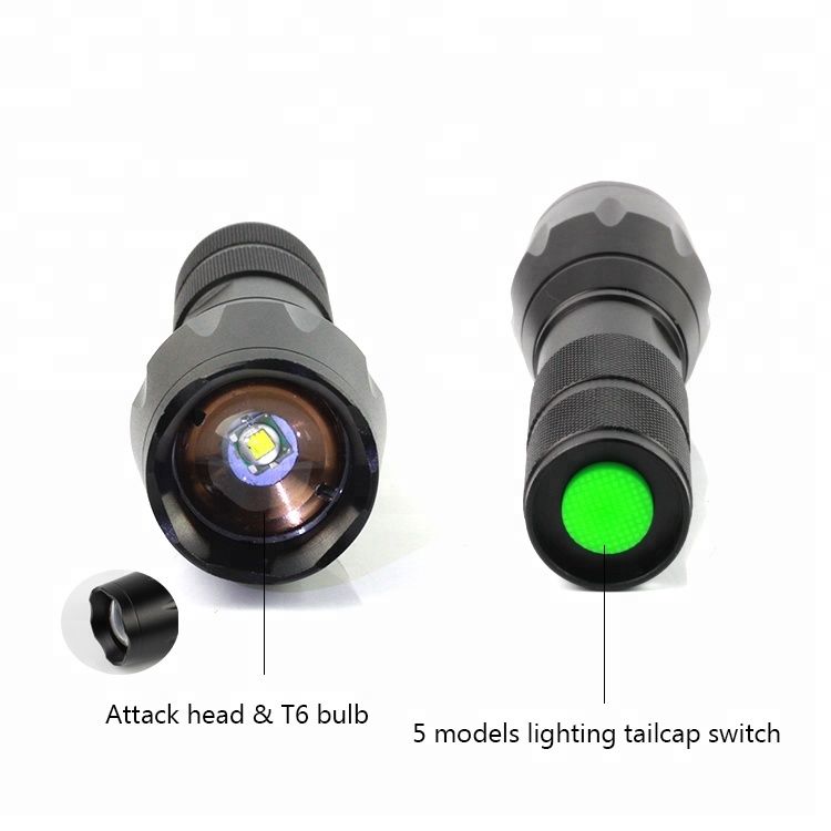 Tactical Security Rechargeable Flashlight - Waterproof