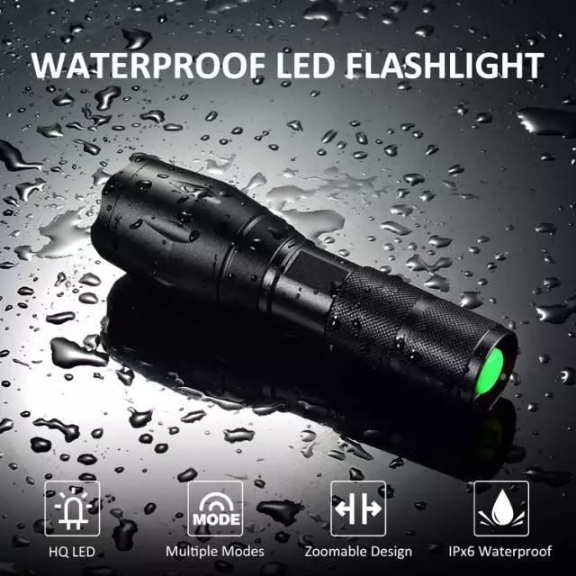 Tactical Security Rechargeable Flashlight - Waterproof