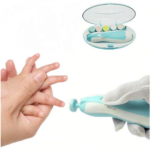 Manicure Portable Electric Baby Nail File Trimmer Cutter