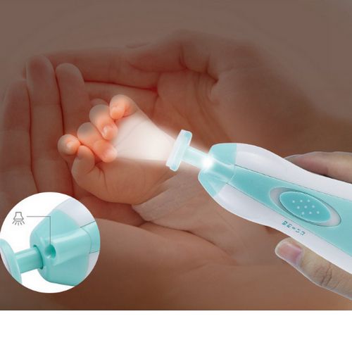 Manicure Portable Electric Baby Nail File Trimmer Cutter