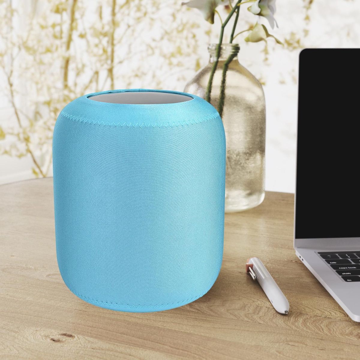 Dust-proof Speaker Cover Homepod Speaker Sleeve Premium Dust Cover Lake Blue
