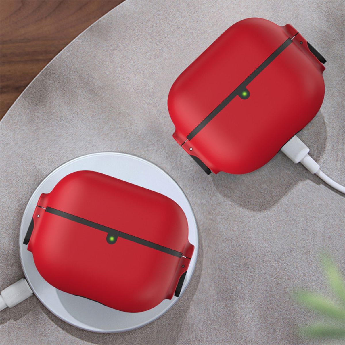 Earphone Shell   Wireless Earbuds Silicone Case Red