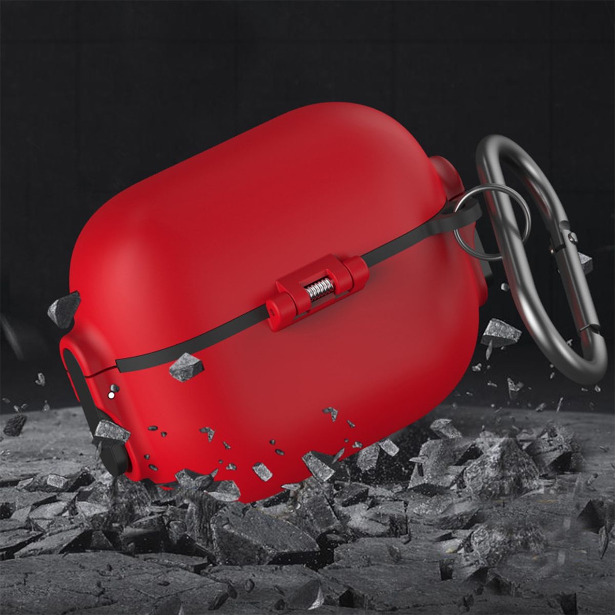 Earphone Shell   Wireless Earbuds Silicone Case Red