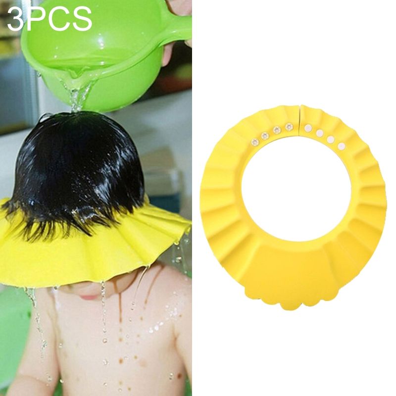 5 PCS Baby Shower Cap Hat Wash Hair Shield