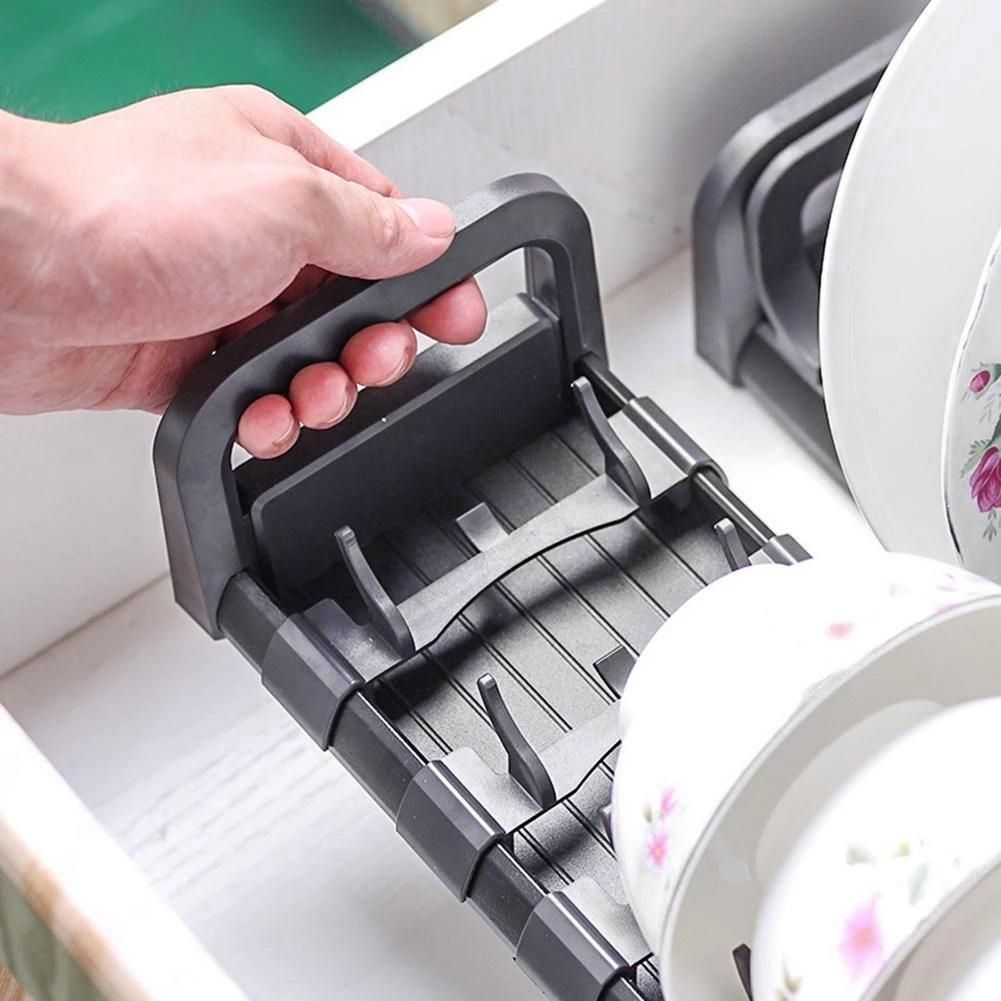 Cabinet Dish Plate Drying Rack Built in Dish Holder Rack