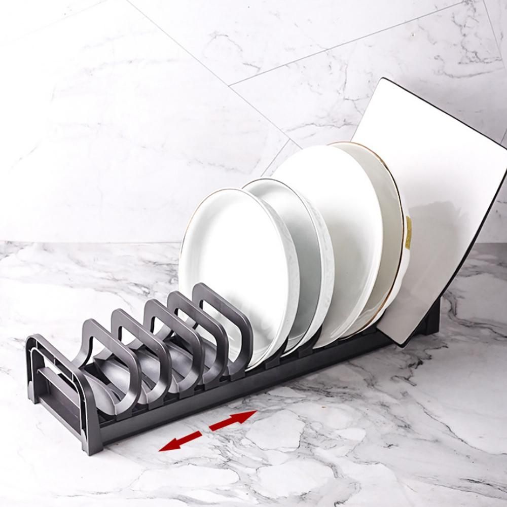 Cabinet Dish Plate Drying Rack Built in Dish Holder Rack