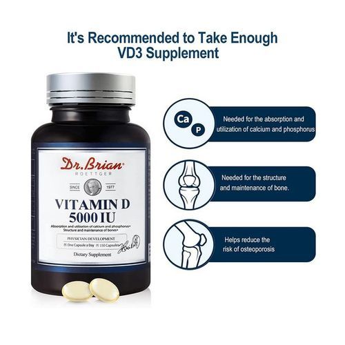 Vitamin D3 5000 Iu 150 Count  IMMUNE&BONE SUPPORT