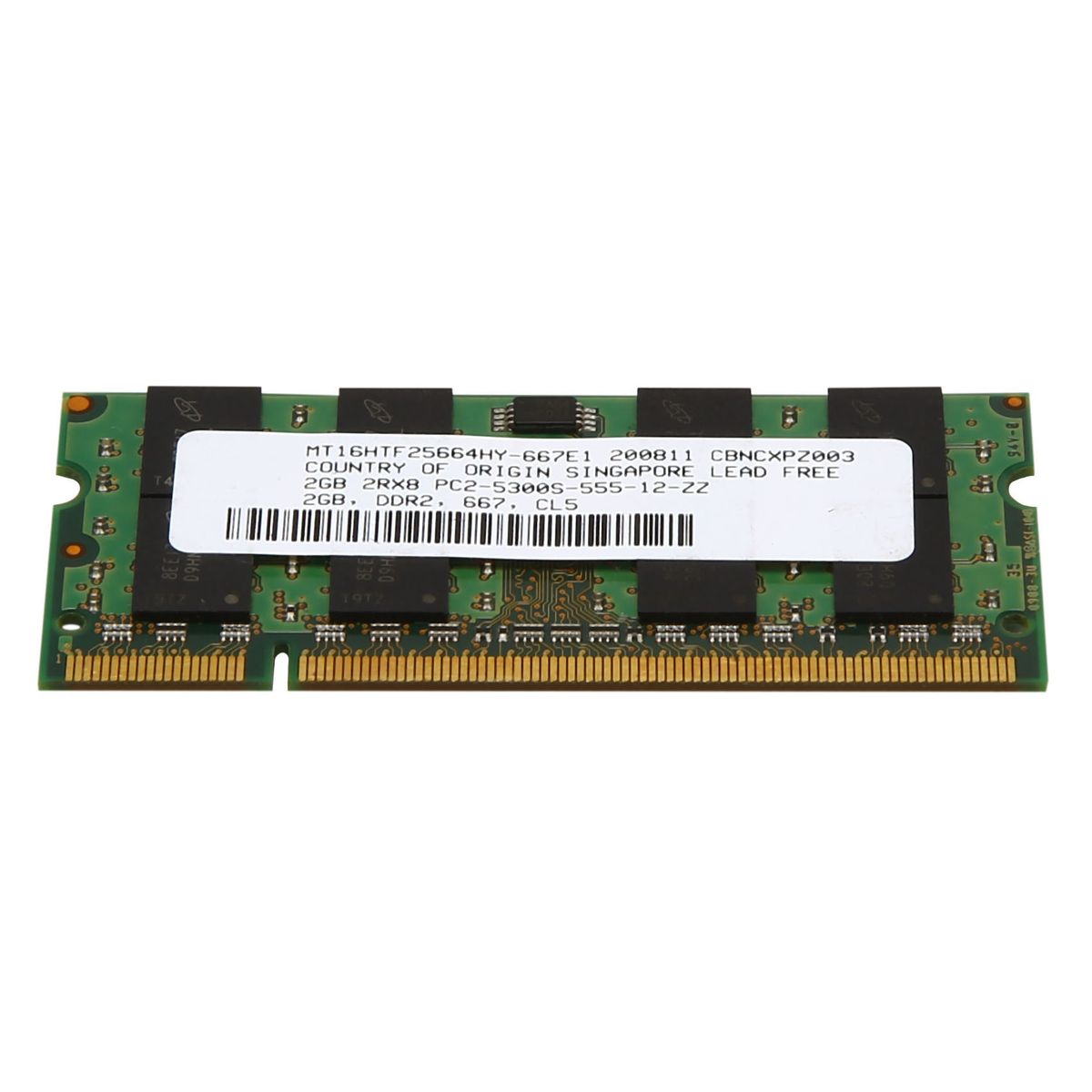 2GB DDR2 RAM Memory 667Mhz PC2 5300 Laptop Ram For Intel