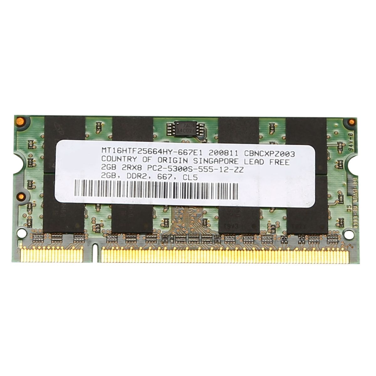 2GB DDR2 RAM Memory 667Mhz PC2 5300 Laptop Ram For Intel