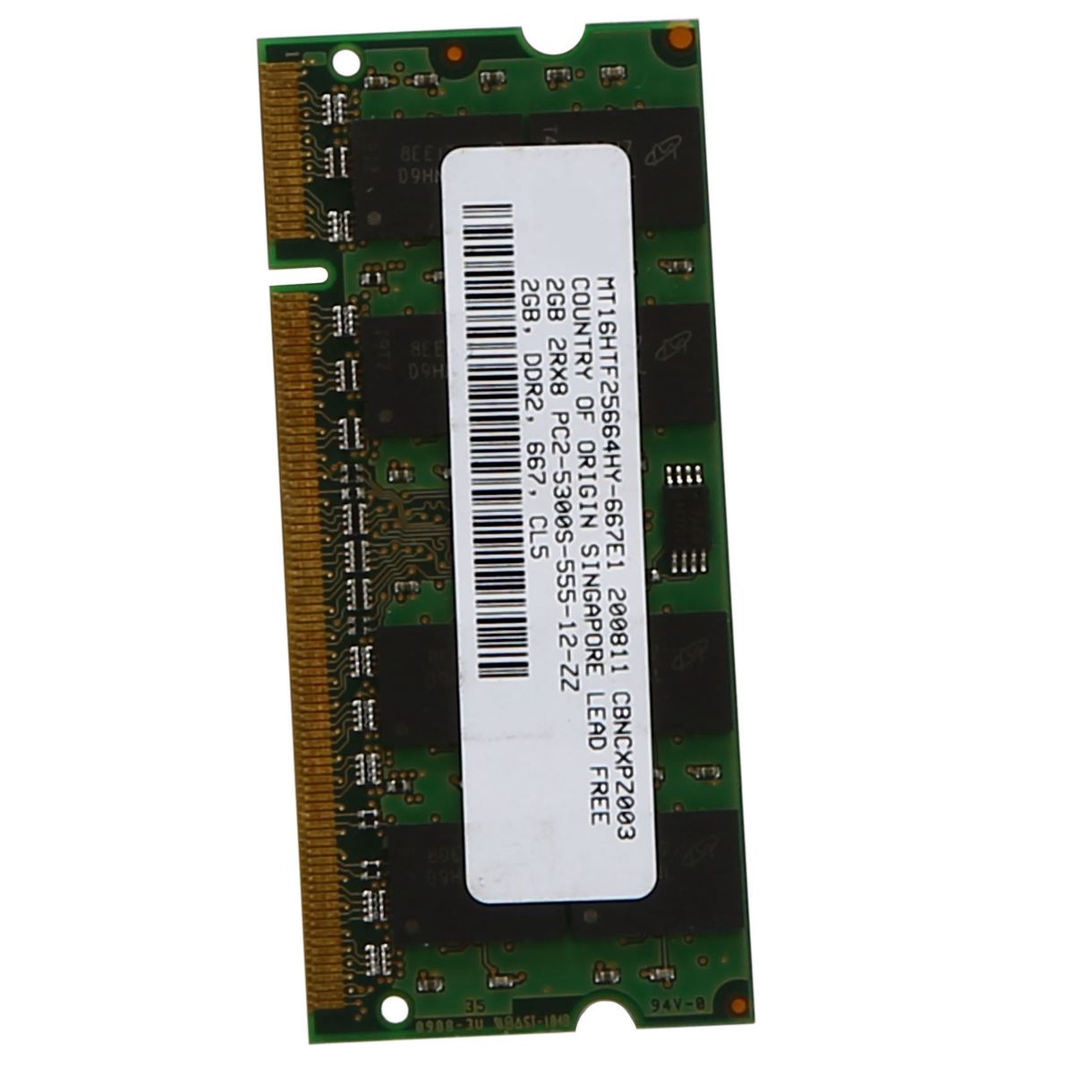 2GB DDR2 RAM Memory 667Mhz PC2 5300 Laptop Ram For Intel