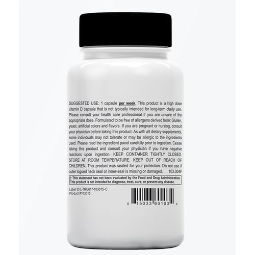 Once Weekly D3 50,000 IU 15 Capsules