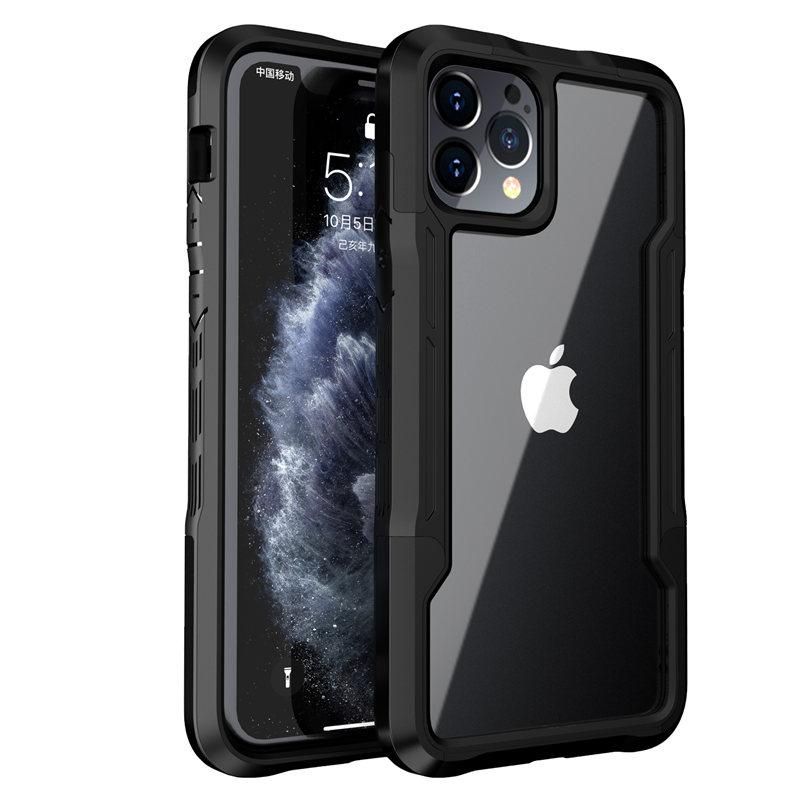 Shockproof phone case for iPhone 12 11 13 14 Pro Max transparent case for iPhone 15 plus 11 12 13 14 hard pc soft TPU full cover
