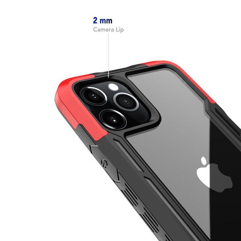 Shockproof phone case for iPhone 12 11 13 14 Pro Max transparent case for iPhone 15 plus 11 12 13 14 hard pc soft TPU full cover