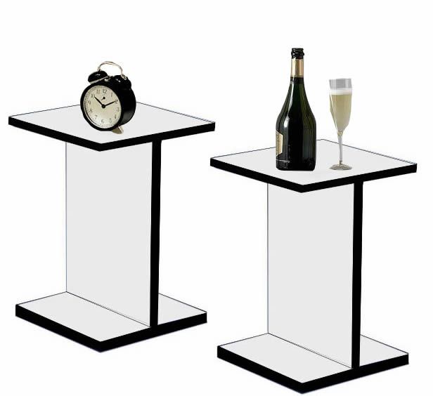2 Sets Of Unique Design Side Table Stool Chair Furniture
