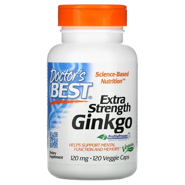 Ginkgo Biloba 120mg (120 Veggie Caps)