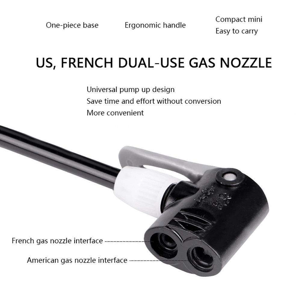 40 Bicycle Pump-Manual Air Pump-Tire Inflator Mountain Bike