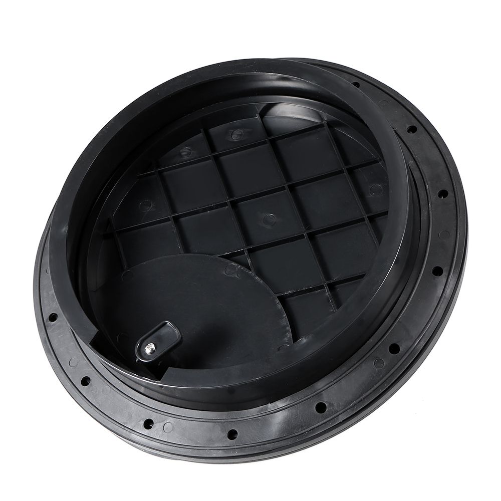 9" Deck Plate Hatch Cover Kit With Storage Bag For Marine