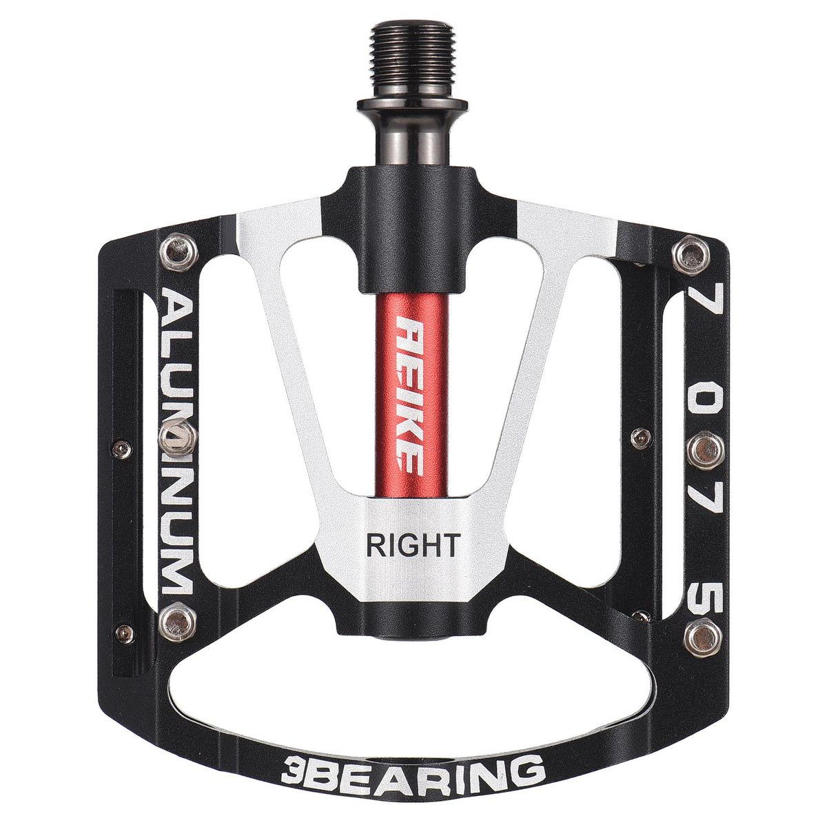 Aeike Mountain Bike Pedals Lightweight Aluminum Bicycle Pedals MTB Road Bike Cycling Pedals Platform