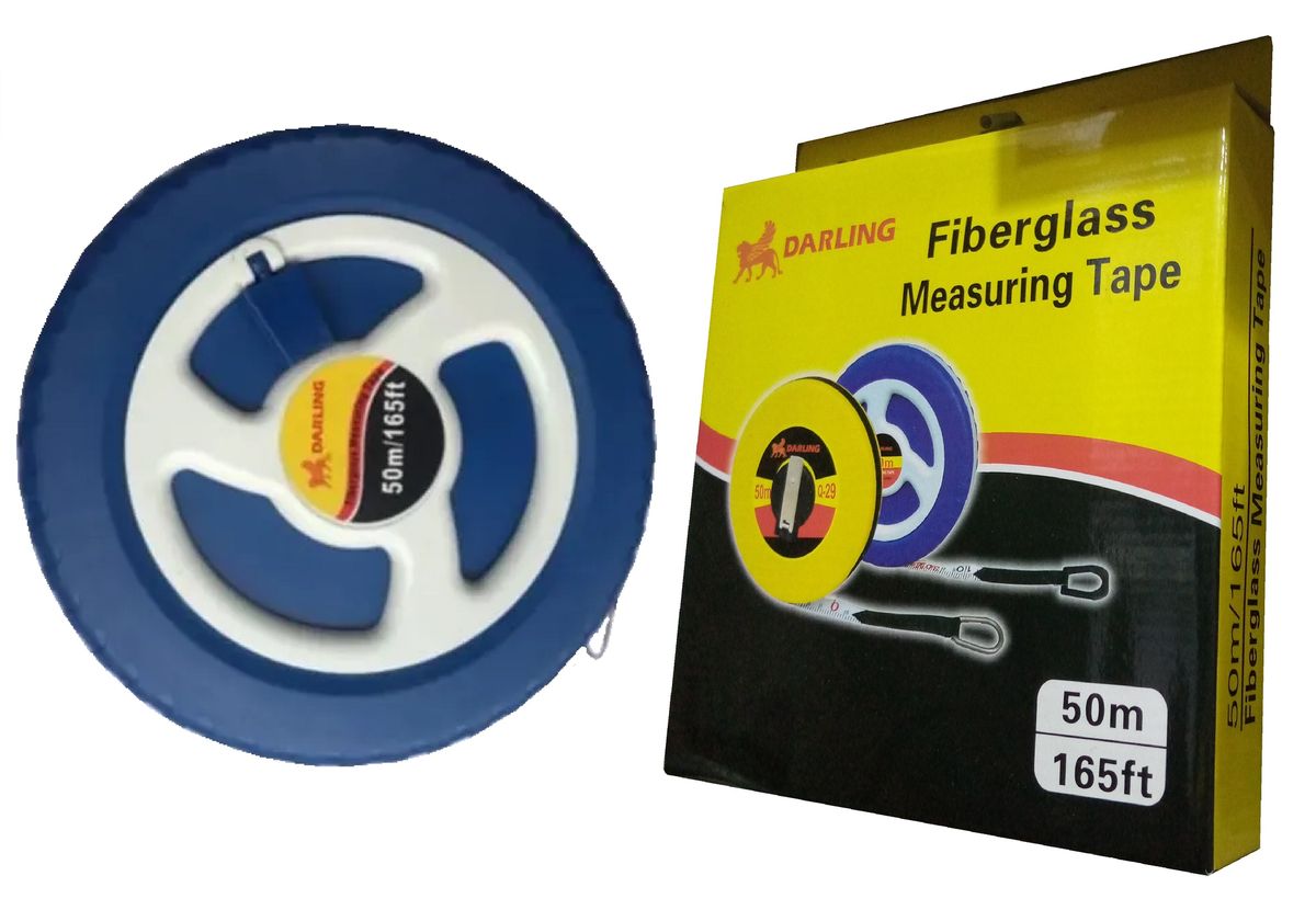 Fiberglass 50m/165ft Measuring Tape
