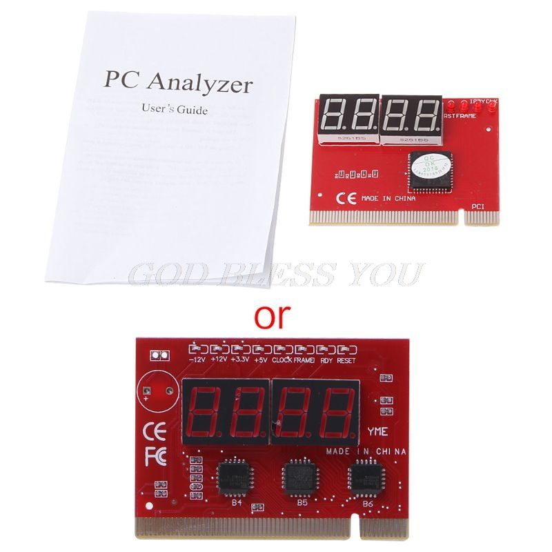 Computer Analysis PCI POST Card Motherboard LED 4-Digit