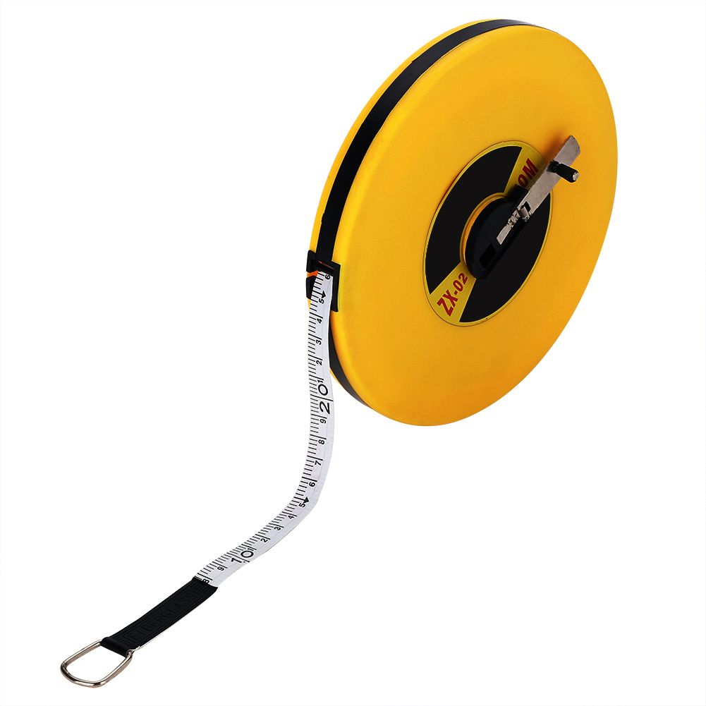 50 Meters Fibreglass Measuring Ruler Long Tape