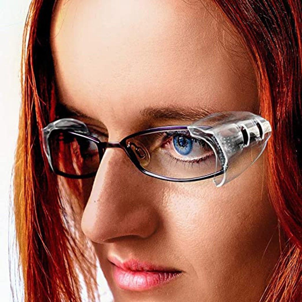 25 6 Pairs Safety Eye Glasses Side Shields Clear Flexible
