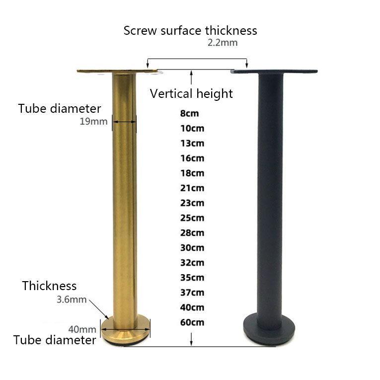 Stainless Steel Cabinet Sofa Legs, Height: 32cm