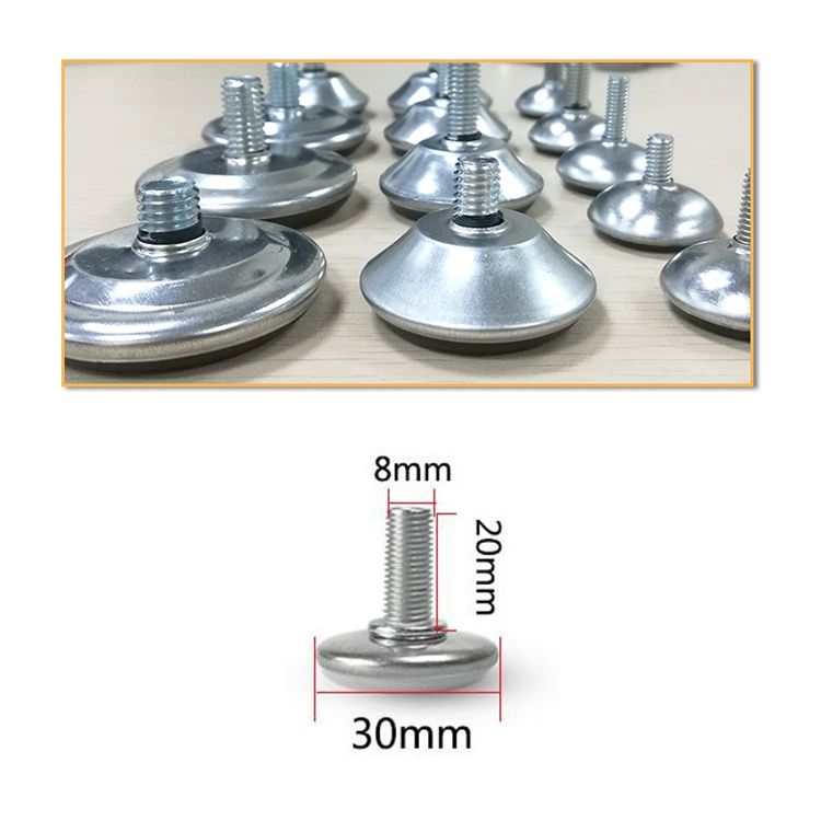 60 PCS M8 20mm Adjustable Support Furniture Mat