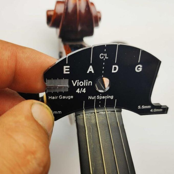 Full Size 44 Violin Cello Fingerboard Scraper Bridge Template