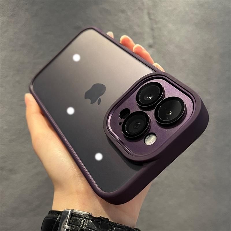Acrylic camera lens protector clear phone case for iPhone 14 13 12 11 pro Max 14pro Max shockproof transparent bumper back cover