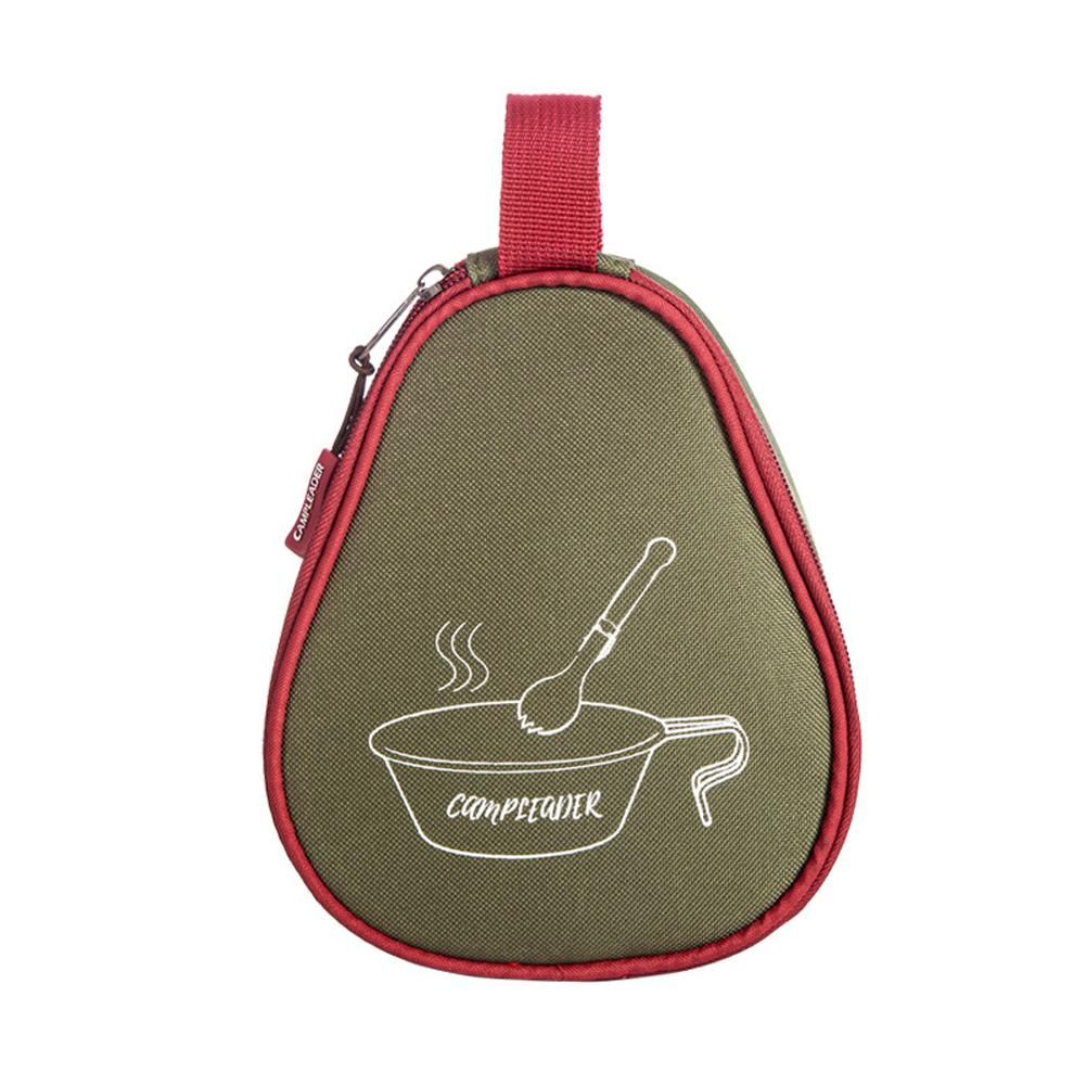 Outdoor Camping Picnic Tableware Storage Bag Oxford Cloth Carrying Bag for Dinnerware Bowl Fork Spoon Organizer