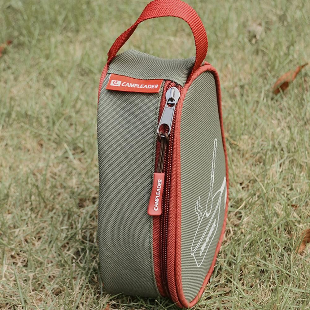 Outdoor Camping Picnic Tableware Storage Bag Oxford Cloth Carrying Bag for Dinnerware Bowl Fork Spoon Organizer