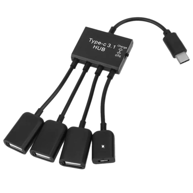 OTG Cable Hub Adapter For Mobile Phone MAC BOOK Laptop