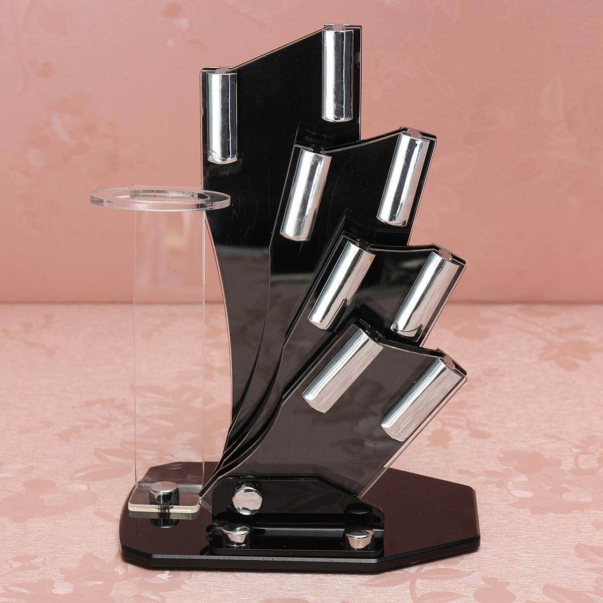 6 PCS Ceramic Set Kitchen Set Black