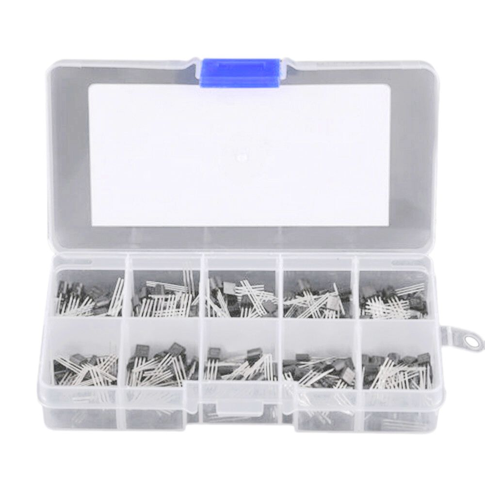 200Pcs 10Values TO-92 NPN PNP Transistor Assortment Kit
