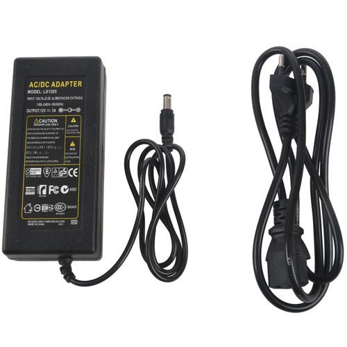 12 Volts 5A 60W Alimentation Adaptateur Transformateur Pour