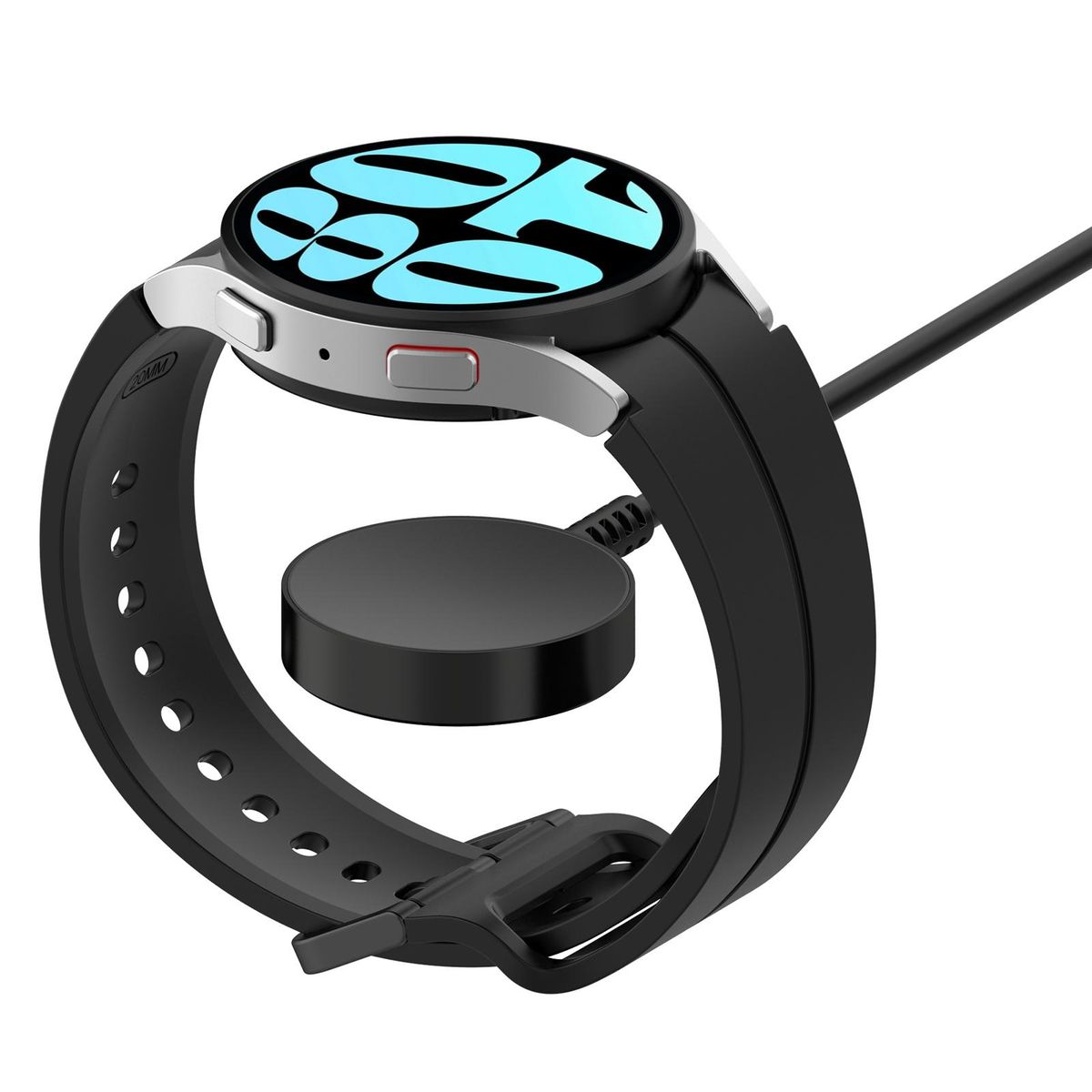 Fast Charging Cable for Samsung Watch 5 Wireless Charger Stand Samsung Black