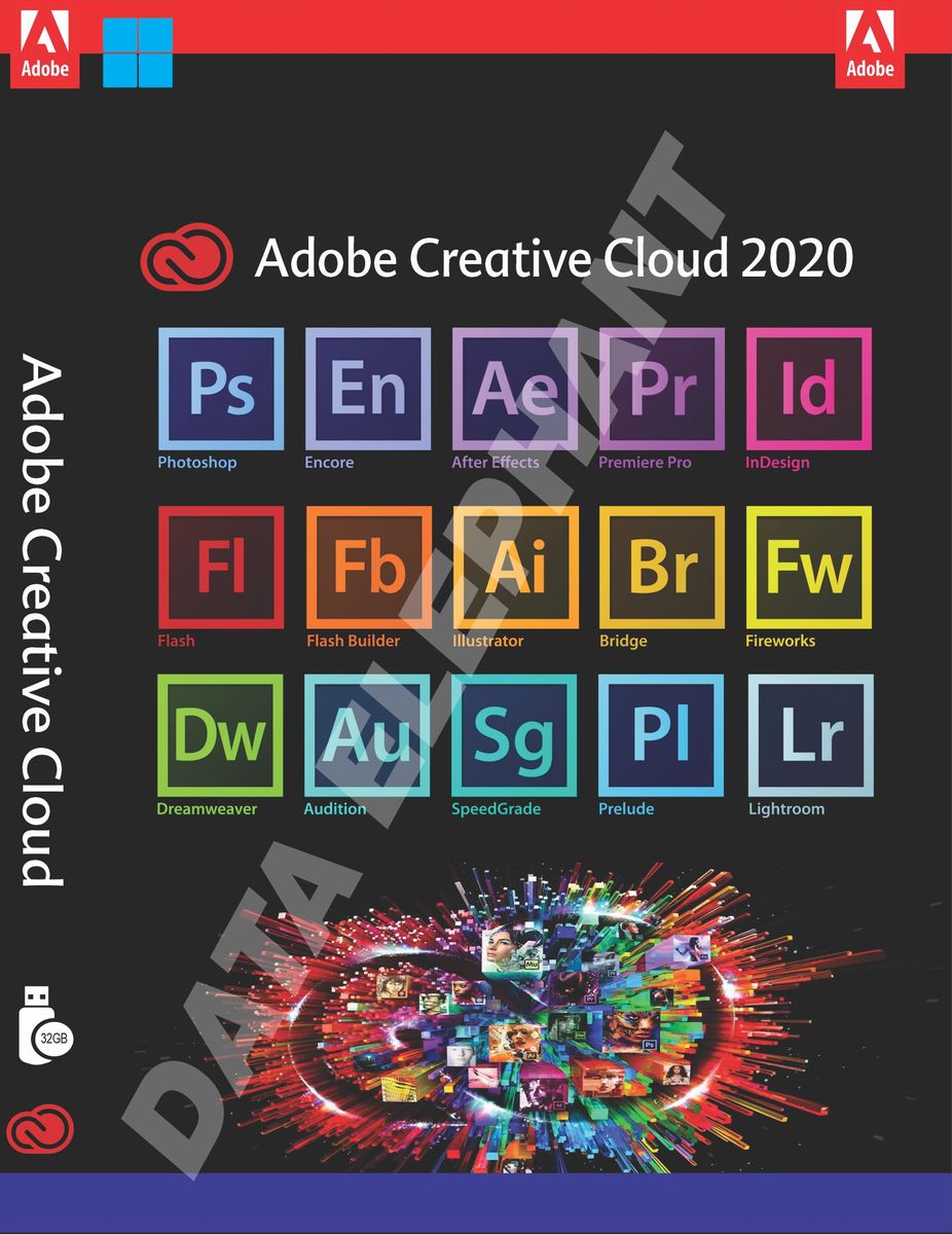 Adobe Master Collection CC 2020 Pen Drive
