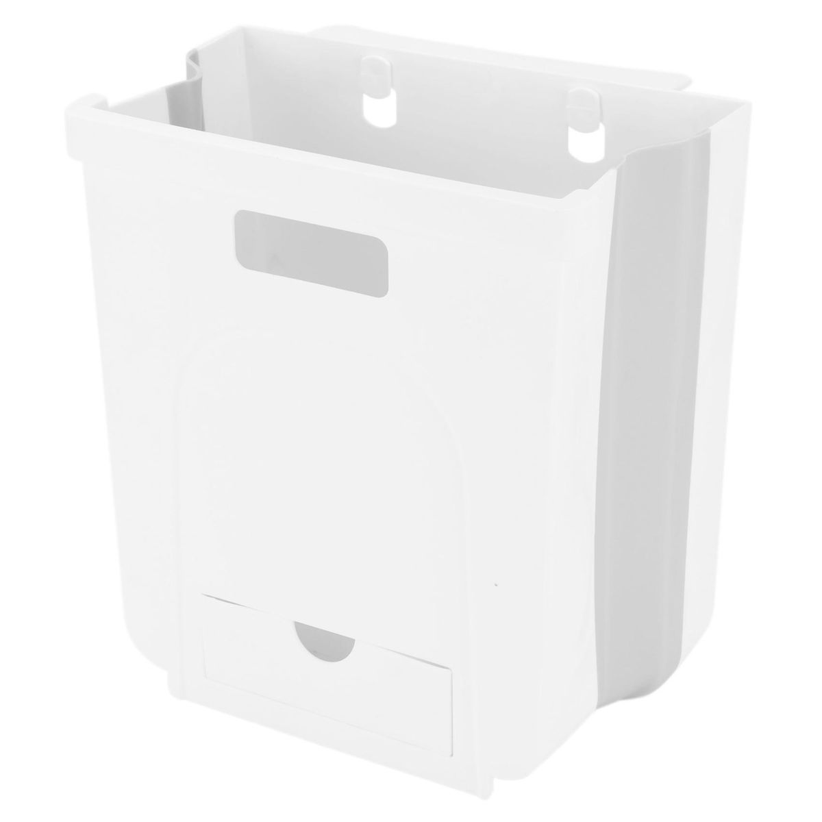 Waste Bin Hanging Waste Bathroom Kitchen Foldable White