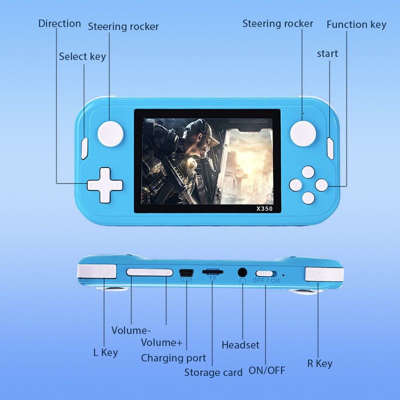 3.5Inch Retro Handheld Game Players For Adult, Kids