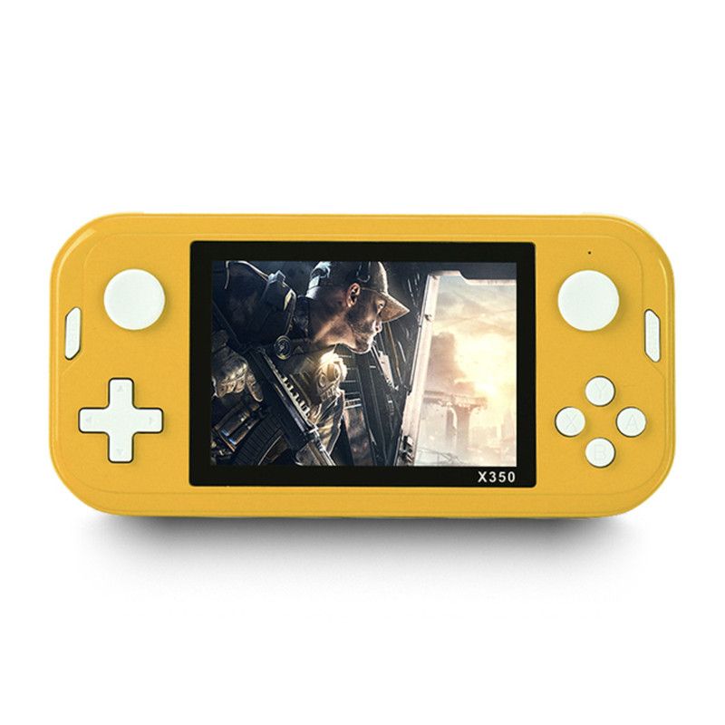 3.5Inch Retro Handheld Game Players For Adult, Kids(Yellow)
