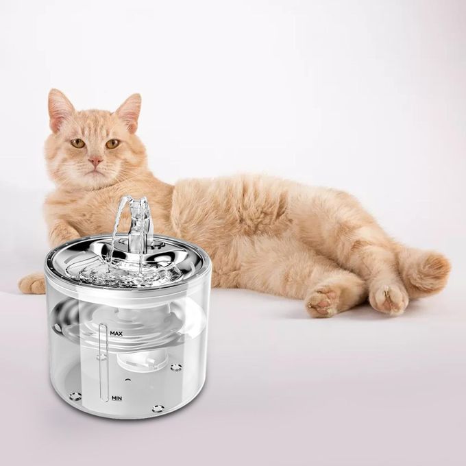 2.6L Automatic Cat Clear Water Fountain Dogs Sensor Dispenser Drink