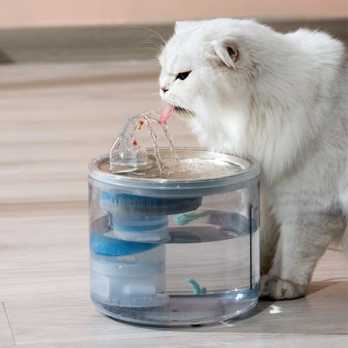 2.6L Automatic Cat Clear Water Fountain Dogs Sensor Dispenser Drink