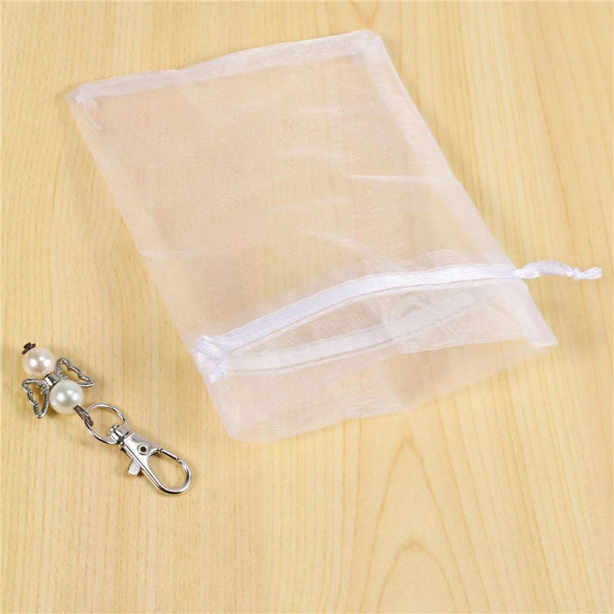 30 Pieces Organza Bags Wedding Favors Baptism Pendants Chris