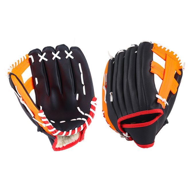 Comfortable Baseball  Softball Teeball Glove For Orange Red M